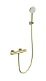 Смеситель для душа Wonzon & Woghand с термостатом, брашированное золото (WW-B2029-A-BG) Смеситель для душа Wonzon & Woghand с термостатом, брашированное золото (WW-B2029-A-BG)