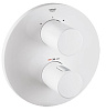 Картинка анонса товара «смеситель для ванны grohe grohtherm 3000 cosmopolitan, белая луна (19468ls0) внешняя часть термостат»