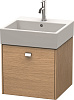 Картинка анонса товара «тумба под раковину duravit brioso br405201052 подвесная 48 см европейский дуб»