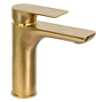 Смеситель для раковины Remer Infinity I12BG, золото брашированное Смеситель для раковины Remer Infinity I12BG, золото брашированное
