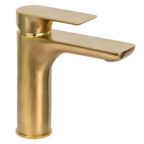 Смеситель для раковины Remer Infinity I12BG, золото брашированное Смеситель для раковины Remer Infinity I12BG, золото брашированное