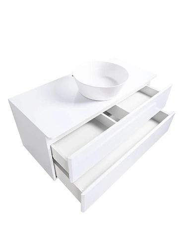 Тумба с раковиной Orange Otto Ot-100TuMDF+B08-360W подвесная Тумба с раковиной Orange Otto Ot-100TuMDF+B08-360W подвесная