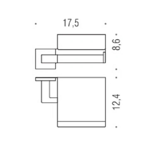 Держатель туалетной бумаги Colombo Basic Q B3791.CR хром Держатель туалетной бумаги Colombo Basic Q B3791.CR хром
