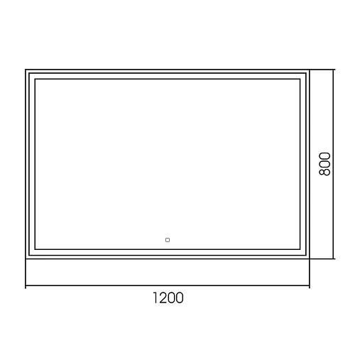 Зеркало ABBER See AG6115SL-1.2 с подсветкой, сенсор, диммер Зеркало ABBER See AG6115SL-1.2 с подсветкой, сенсор, диммер