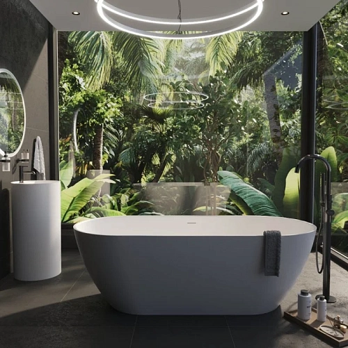 Ванна из искусственного камня WHITECROSS Tawna 180x80 белый матовый Ванна из искусственного камня WHITECROSS Tawna 180x80 белый матовый