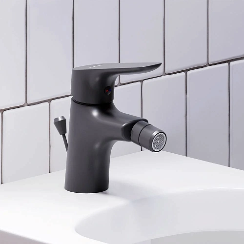 Смеситель для биде Damixa Jupiter 770240300 с донным клапаном, черный Смеситель для биде Damixa Jupiter 770240300 с донным клапаном, черный