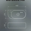 Раковина Gid Bm9274R 62204R подвесная черная матовая 40x21.5x12 Раковина Gid Bm9274R 62204R подвесная черная матовая 40x21.5x12