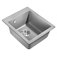 Кухонная мойка Milacio Murcia 42 Cuarzo (MC.77043), серый металлик Кухонная мойка Milacio Murcia 42 Cuarzo (MC.77043), серый металлик