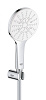 Картинка анонса товара «душевой гарнитур grohe rainshower smartactive 130 26581ls0 3 вида струй, белая луна»