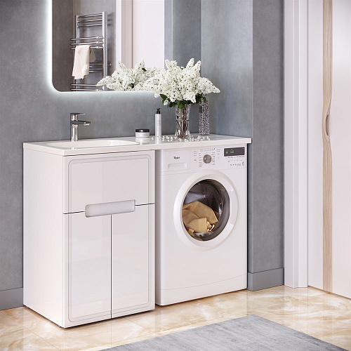 Тумба под раковину Taliente Olejo, 60см, белый глянец, под раковину Barselona TA-MBO-60NR-blanco Тумба под раковину Taliente Olejo, 60см, белый глянец, под раковину Barselona TA-MBO-60NR-blanco