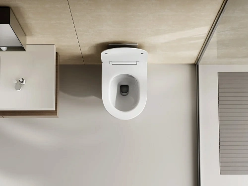 Унитаз подвесной ABBER Bequem AC1128 белый, безободковый, смыв торнадо Унитаз подвесной ABBER Bequem AC1128 белый, безободковый, смыв торнадо