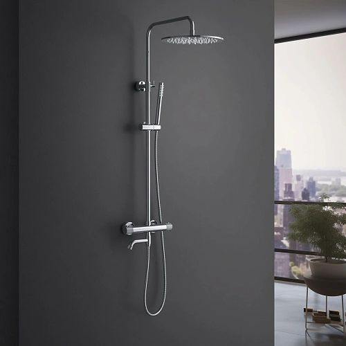 Душевая система Timo Saona SX-2380/00 с термостатом хром Душевая система Timo Saona SX-2380/00 с термостатом хром