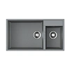 Кухонная мойка Omoikiri Tedori 85-2-U-GR Tetogranit/leningrad grey 4993542 Кухонная мойка Omoikiri Tedori 85-2-U-GR Tetogranit/leningrad grey 4993542