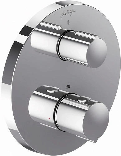 Смеситель для душа Jacob Delafon Round E75386-CP термостатический Смеситель для душа Jacob Delafon Round E75386-CP термостатический