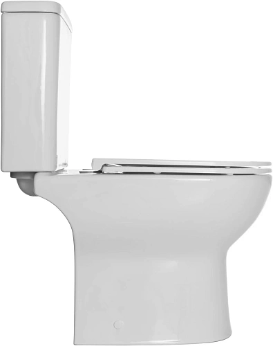 Чаша напольного унитаза Aquanet Ray-C с крышкой микролифт Чаша напольного унитаза Aquanet Ray-C с крышкой микролифт