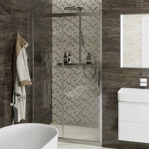 Душевая дверь STWORKI Стокгольм 120 см профиль хром глянец 409113 Душевая дверь STWORKI Стокгольм 120 см профиль хром глянец 409113