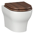 Унитаз подвесной Opadiris Лоренцо OS41712N белый, безободковый, сиденье светлый орех Унитаз подвесной Opadiris Лоренцо OS41712N белый, безободковый, сиденье светлый орех