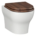 Унитаз подвесной Opadiris Лоренцо OS41712N белый, безободковый, сиденье светлый орех Унитаз подвесной Opadiris Лоренцо OS41712N белый, безободковый, сиденье светлый орех