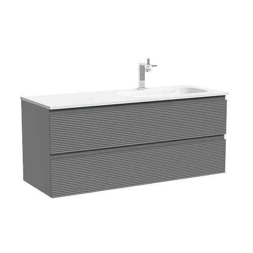 Тумба под раковину SANCOS Folk FL120RES правая 1195х445х500 Ergraut soft подвесная Тумба под раковину SANCOS Folk FL120RES правая 1195х445х500 Ergraut soft подвесная