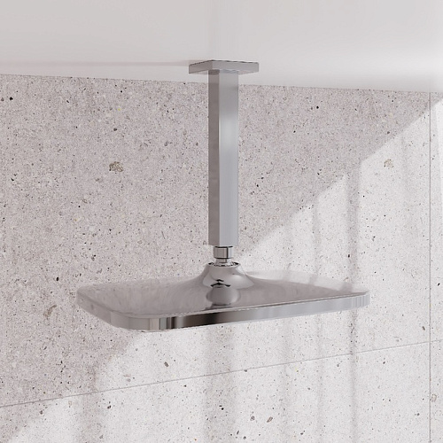 Верхний душ IDDIS Esper (ESP25CSi64) прямоугольный, хром с белым Верхний душ IDDIS Esper (ESP25CSi64) прямоугольный, хром с белым