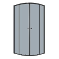 Душевой уголок Niagara Eco NG-1007-14T (90x90x190) четверть круга, раздвиж, профиль черный, стекло тонированное (4мм) Душевой уголок Niagara Eco NG-1007-14T (90x90x190) четверть круга, раздвиж, профиль черный, стекло тонированное (4мм)