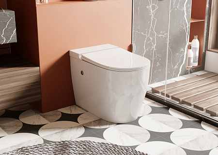 Унитаз приставной ABBER Bequem AC1115P белый с импульсным смывом с крышкой микролифт Унитаз приставной ABBER Bequem AC1115P белый с импульсным смывом с крышкой микролифт