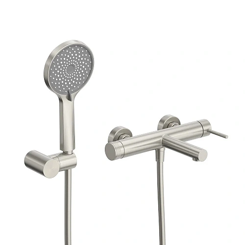 Смеситель для ванны CEZARES RELAX-VD-IN с ручным душем, шлангом и держателем, сатин Смеситель для ванны CEZARES RELAX-VD-IN с ручным душем, шлангом и держателем, сатин