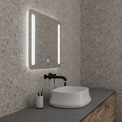 Зеркало GROSSMAN LARA (900x800x45) LED с сенсорным выключателем и гравировкой 139080 Зеркало GROSSMAN LARA (900x800x45) LED с сенсорным выключателем и гравировкой 139080
