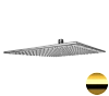 Верхний душ Remer 359SSXLDOX с шарнирным соединением 35 см, золото глянцевое