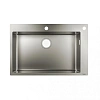 Кухонная мойка Hansgrohe 660 S712-F660 43308800, под сталь встраиваемая Кухонная мойка Hansgrohe 660 S712-F660 43308800, под сталь встраиваемая