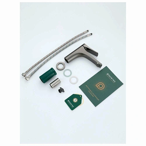 Смеситель для раковины Splenka S54.10.09 монолитный, графит Смеситель для раковины Splenka S54.10.09 монолитный, графит