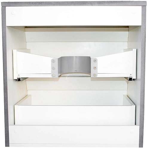 Тумба под раковину Style Line Атлантика 80, Люкс бетон темный, (2 ящ.), со столешницей МДФ, PLUS СС-00002283 Тумба под раковину Style Line Атлантика 80, Люкс бетон темный, (2 ящ.), со столешницей МДФ, PLUS СС-00002283