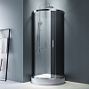 Душевой уголок AM.PM Like W83UG-333-095CG Round 95x95, стекло тонированное, профиль хром глянц, без по Душевой уголок AM.PM Like W83UG-333-095CG Round 95x95, стекло тонированное, профиль хром глянц, без по