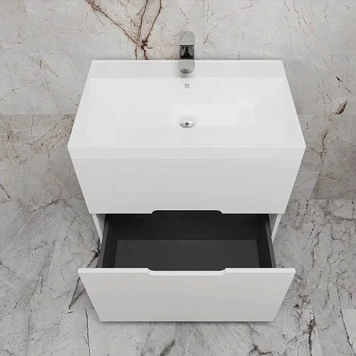 Тумба под раковину Style Line Матис 70 см ЛС-00002442 напольная, белый матовый Тумба под раковину Style Line Матис 70 см ЛС-00002442 напольная, белый матовый