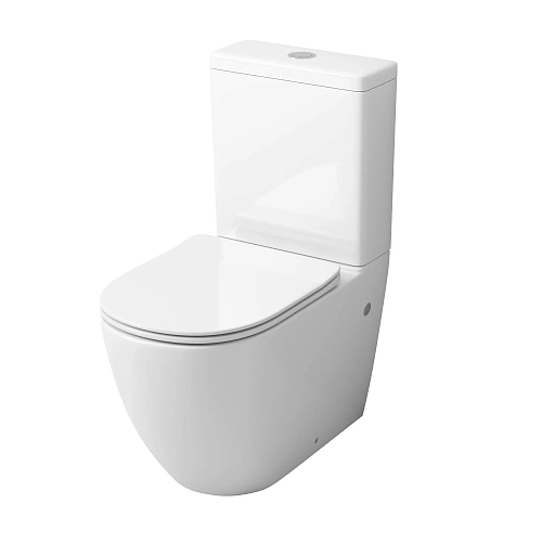 Унитаз напольный GROSSMAN GR-4446S 680x375x810 с тонкой крышкой Унитаз напольный GROSSMAN GR-4446S 680x375x810 с тонкой крышкой