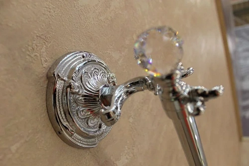 Полотенцедержатель ART&MAX BAROCCO CRYSTAL AM-2057P-Cr-C с мыльницей, хром Полотенцедержатель ART&MAX BAROCCO CRYSTAL AM-2057P-Cr-C с мыльницей, хром