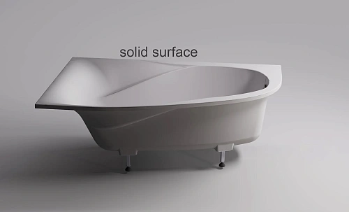 Ванна из искусственного камня Astra-Form Селена 01010080 левая, Solid Surface 1700х1000 Ванна из искусственного камня Astra-Form Селена 01010080 левая, Solid Surface 1700х1000