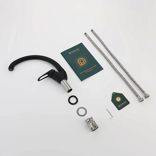 Смеситель для кухни Splenka S202.41.06, черный Смеситель для кухни Splenka S202.41.06, черный