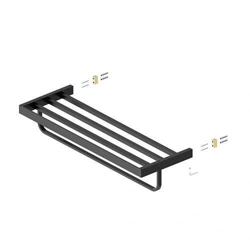Полотенцедержатель Timo Petruma 15258/03 черный Полотенцедержатель Timo Petruma 15258/03 черный