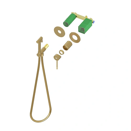 Гигиенический душ Timo Saona 2339/17SM с термостатотом золото матовое Гигиенический душ Timo Saona 2339/17SM с термостатотом золото матовое