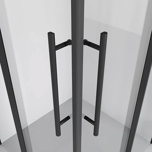 Душевой уголок Niagara Nova NG-6829-34BLACK (90x90x195) квадратная, раздвижная, черный матовый, стекло прозрачноее Душевой уголок Niagara Nova NG-6829-34BLACK (90x90x195) квадратная, раздвижная, черный матовый, стекло прозрачноее