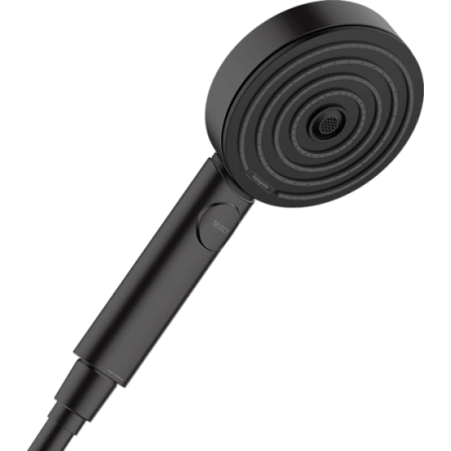 Душевая лейка Hansgrohe 105 3jet Activation EcoSmart 24101670, матовый черный Душевая лейка Hansgrohe 105 3jet Activation EcoSmart 24101670, матовый черный