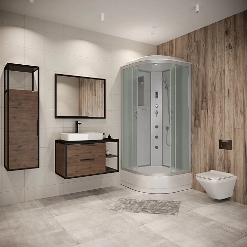 Душевая кабина Niagara Classic NG-3301-14F (900х900х2150) средний поддон (26см) стекло матовое 33011424F Душевая кабина Niagara Classic NG-3301-14F (900х900х2150) средний поддон (26см) стекло матовое 33011424F