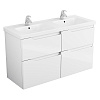 Картинка анонса товара «тумба под раковину owl 1975 hella stor 120, белый лак ow24.08.00»