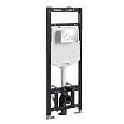 Инсталляция для унитаза WasserKRAFT Alme 15TLT.010.ME.BN02 с клавишей смыва никель Инсталляция для унитаза WasserKRAFT Alme 15TLT.010.ME.BN02 с клавишей смыва никель