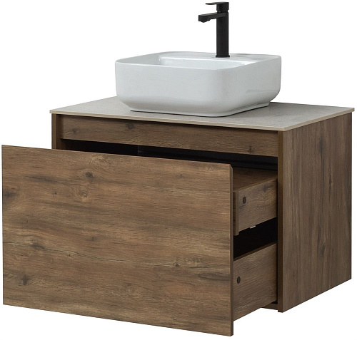 Тумба под раковину Aquanet Nova Lite 75 дуб рустикальный (1 ящик) 00249514 Тумба под раковину Aquanet Nova Lite 75 дуб рустикальный (1 ящик) 00249514