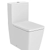 Чаша напольного унитаза Roca Inspira Square 645, Rimless, BTW, белый матовый 342536620 Чаша напольного унитаза Roca Inspira Square 645, Rimless, BTW, белый матовый 342536620