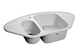 Кухонная мойка GranFest Corner C-960 E иней иней Кухонная мойка GranFest Corner C-960 E иней иней