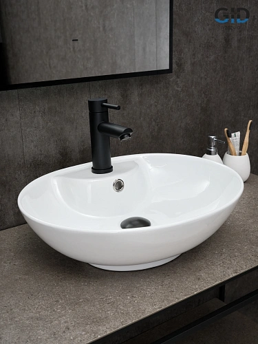 Раковина Gid N9005 51206 накладная белая 51x41x15 Раковина Gid N9005 51206 накладная белая 51x41x15