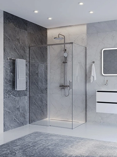 Душевой уголок CEZARES PLANE-AH-1-110/100-C-IN 110x100 см Душевой уголок CEZARES PLANE-AH-1-110/100-C-IN 110x100 см